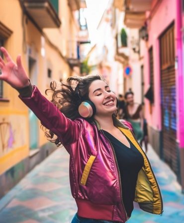 femme écoute de la musique 2